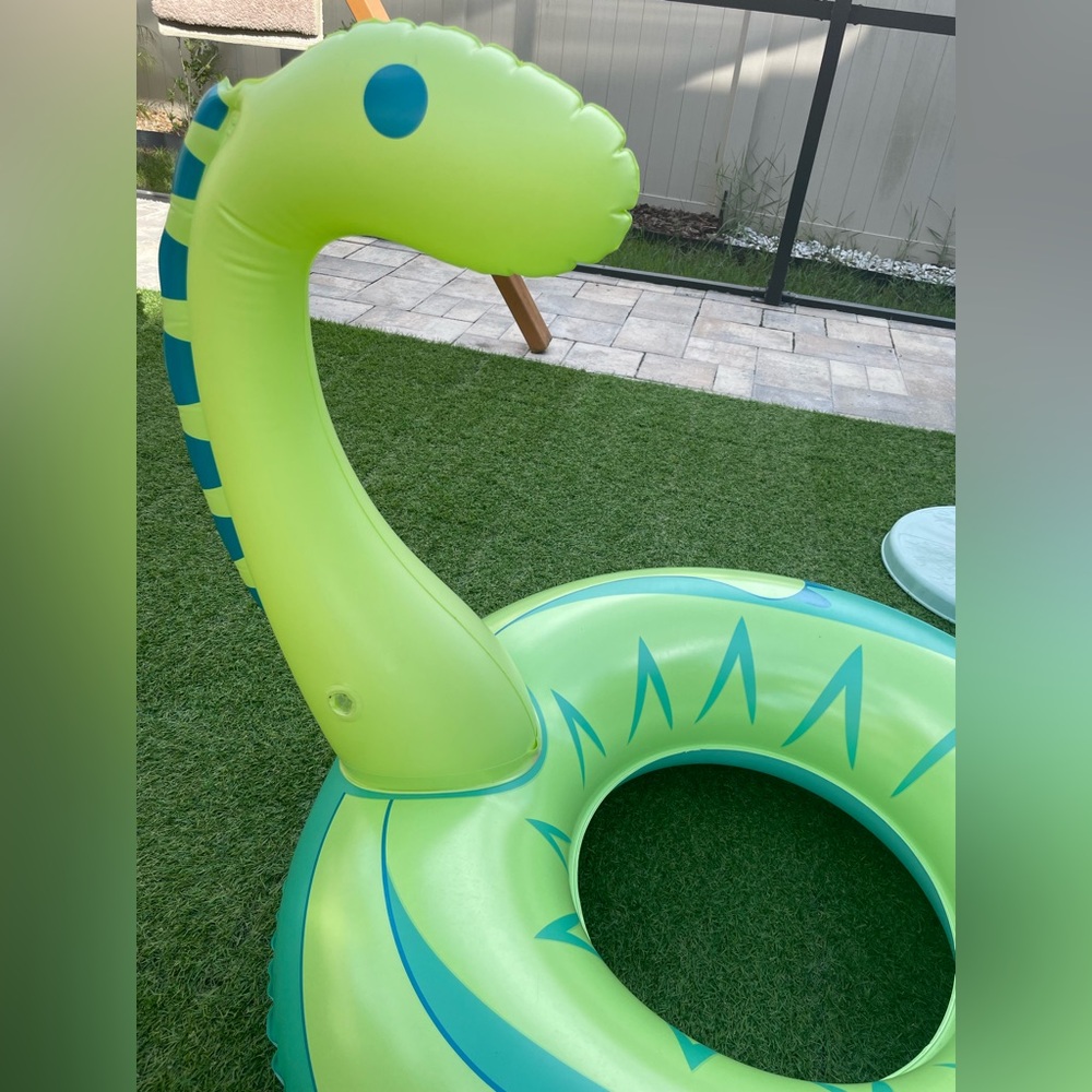 Sun Squad Inflatable Dinosaur Pool Float - Picture 2 of 6